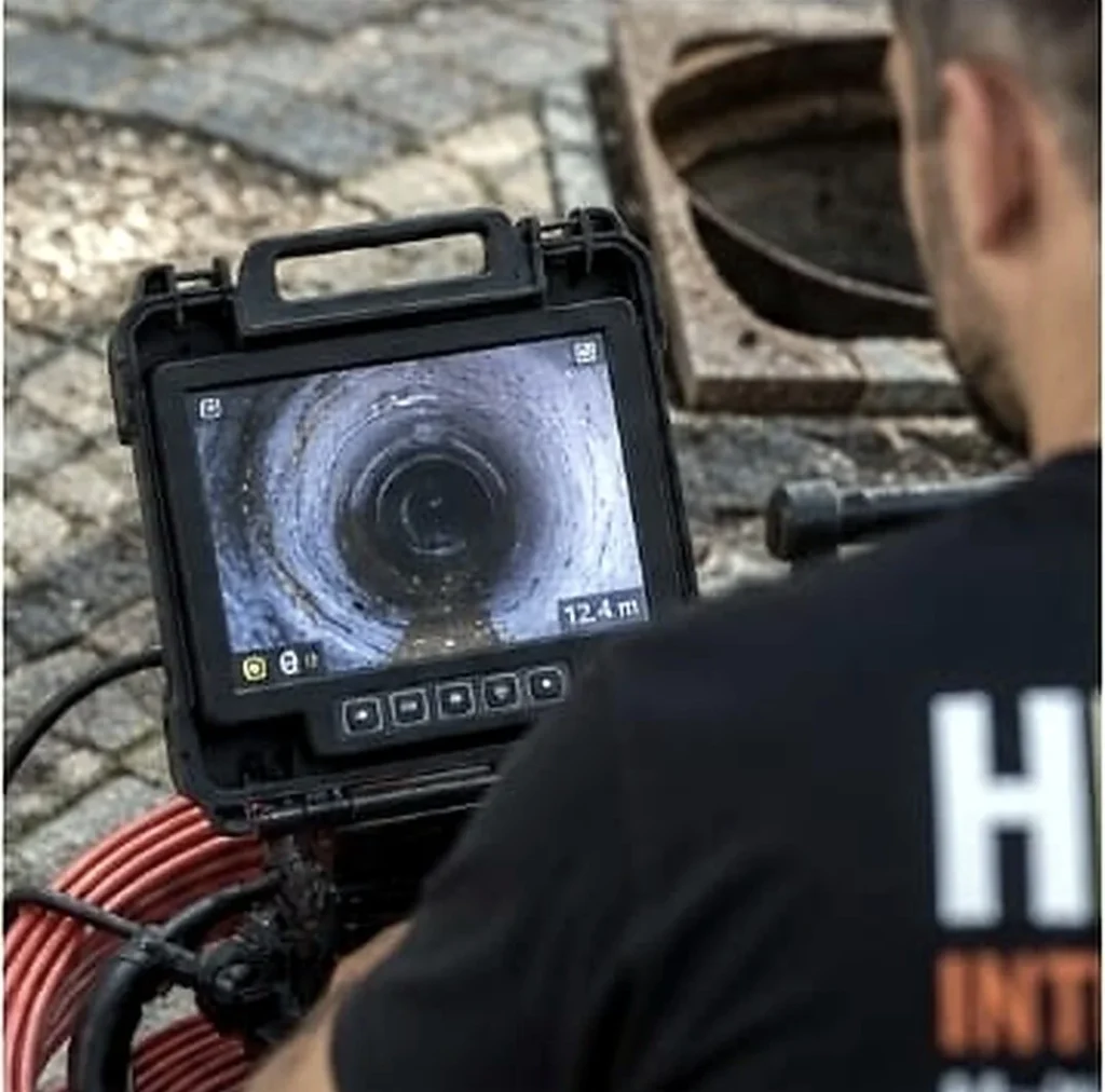 CCTV snimanje kanalizacijske cijevi iz revizijskog okna
